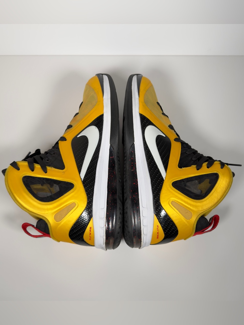 Nike LeBron 9 PS Elite Taxi Varsity Maize Carbon Fiber Size 10 516958-700 2012 - Picture 3 of 15